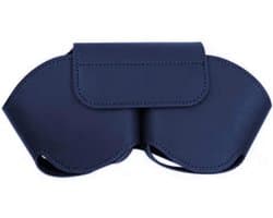 Accessoires voor hoesjes - Koptelefoonhoesje - Leren hoesje - Kras- en stofbestendige, draagbare reishoes - Stofbestendige reistas - Opbergtas voor koptelefoon - Compatibel met Apple Airpods Max Smart Case - Donkerblauw
