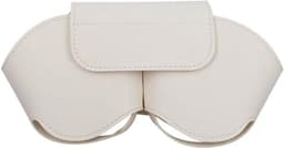 Accessoires voor hoesjes - Hoofdtelefoonhoesje - Leren hoesje - Krasbestendig, stofbestendig, draagbaar reishoesje - Stofbestendige reistas - Opbergtas voor hoofdtelefoon - Compatibel met Apple Airpods Max smart case - Wit — thumbnail 5