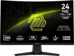 MSI MAG 242C computermonitor 59,9 cm 1920 x 1080 pixels full HD LCD zwart — thumbnail 1