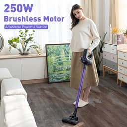 Draadloze Steelstofzuiger, VacniQ N390s, Krachtige Stofzuiger, 250W/30Kpa, 30 Minuten in Standaardmodus, 1L Stofreservoir, 2 Snelheden — thumbnail 2