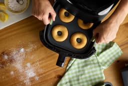 Lékué Airfryer Bakvorm 4 Donuts - Siliconen - Grey — thumbnail 11