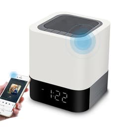 5-in-1 Bluetooth Speaker met LED Lamp, Wekker, Touch Bediening & 48 Kleuren – Draadloos, USB/TF/AUX, Handsfree Bellen — thumbnail 2