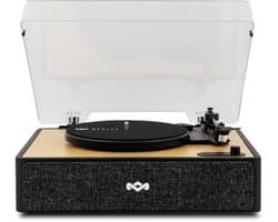 House of Marley Rise Up Bluetooth Platenspeler - Ingebouwde Speakers - Vinyl - Bluetooth Speakers - Auto-stop - Draadloos - Home Audio - Gemaakt van Duurzame Materialen - Hout