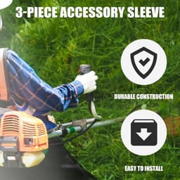 Titel: 3 Stuks Bevestigingshulzen voor Onderdelenhuls - Vervangingsonderdelen Grasmaaier - Kombi-Systeem Compatibel met Stihl FS55 - 4140-791-7207, 390-791 — thumbnail 3
