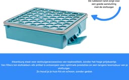 Kleanburg® - Geschikt voor Miele Boost CX1 - 1 Filter- SF-HY60 Vervanger — thumbnail 2