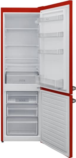 Fram FC-VRL2681RDE++ Koel-vriescombinatie – 268 L – Retro Design – LED Verlichting – Mechanische Bediening – 5 Jaar Garantie – Rood — thumbnail 4