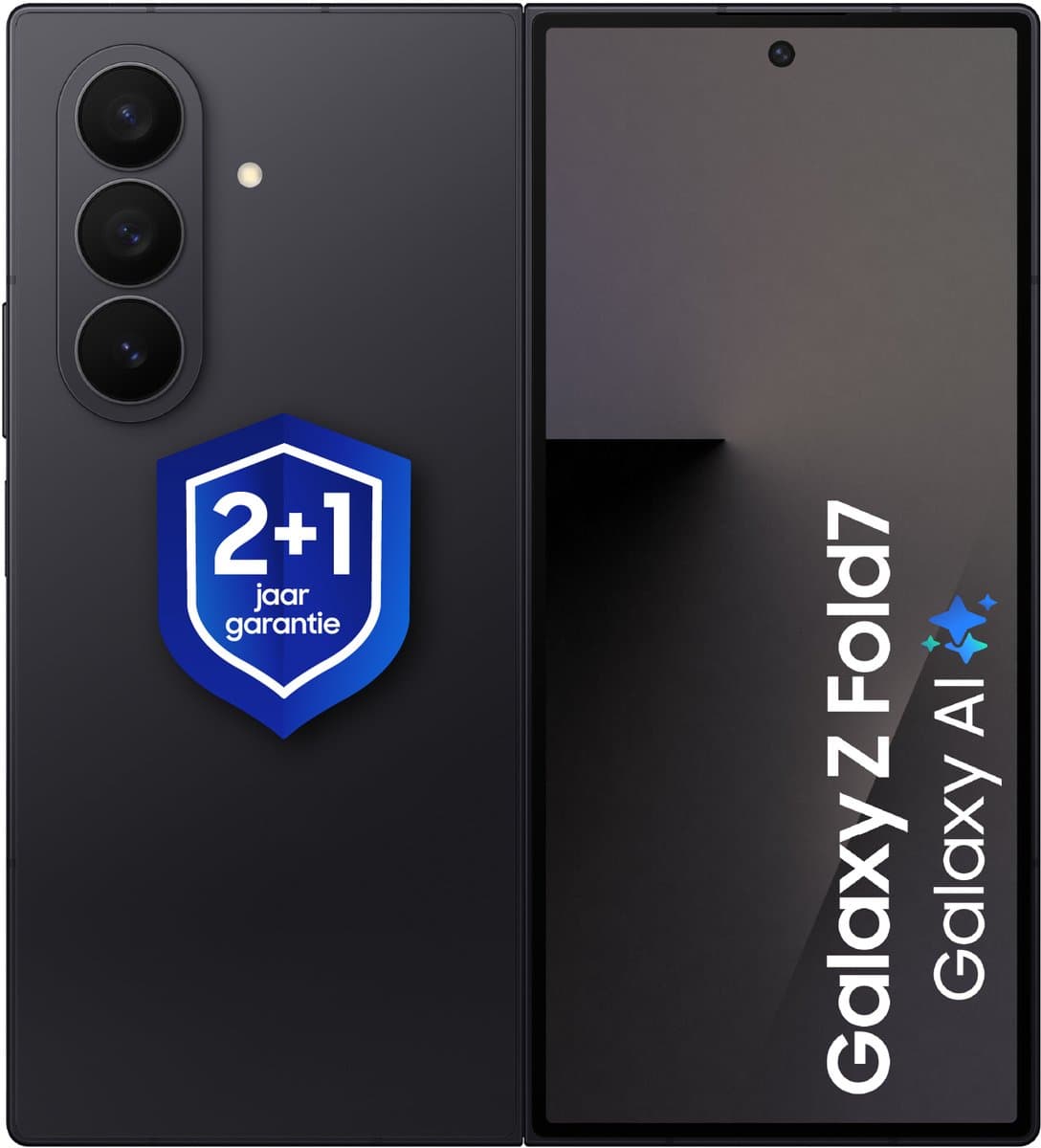 Samsung Galaxy Z Fold7 5G - 256GB - Jet Black + 1 Jaar extra garantie — afbeelding 1