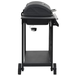 vidaXL Gasbarbecue met 6 kookzones staal zwart — thumbnail 5