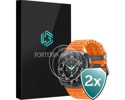 Screenprotector - 2 Stuks Geschikt voor Samsung Galaxy Watch Ultra (47 mm) - Sterk & Shockproof - Tempered Glass - Gehard Glas - Beschermglas Screen Cover - Bescherm Protector voor Smartwatch