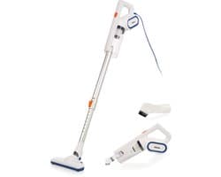 Tristar Steelstofzuiger SZ-2308 - 2-in-1 steelstofzuiger met afneembare kruimeldief - Stofzuiger & handstofzuiger - Regelbare zuigkracht - Snoer 6 meter - Wit