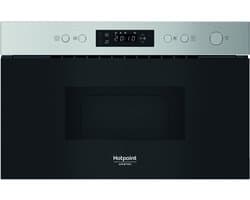 Hotpoint HAM K11O X Zwart, Roestvrijstaal Solo-magnetron Ingebouwd 22 l 750 W