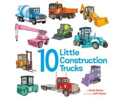 10 Little Vehicles - 10 Little Construction Trucks