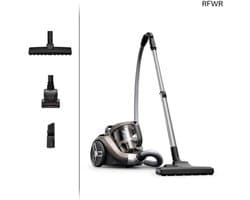 RFWR® Compacte stofzuiger zonder zak met krachtige 900 W motor en geavanceerd filtratiesysteem