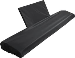 Piano stofkap - Keyboard Beschermhoes - Keyboard met 88 toetsen tot 134 cm Breed - inclusief bladmuziek standaard hoes - stofhoes voor pianoklavier - met bladmuziekstandaardhoes - pianohoes met 88 toetsen - zwart - 134*44*19 cm — thumbnail 3