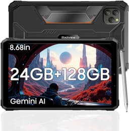 Blackview Active 5 - Tablet - 24GB RAM - 128GB ROM - Dual 4G SIM+WiFi - 8.68 inch - 6600mAh - Octa Core - Android 15 Bluetooth 5.2 - NFC - OTG - Zwart — thumbnail 1