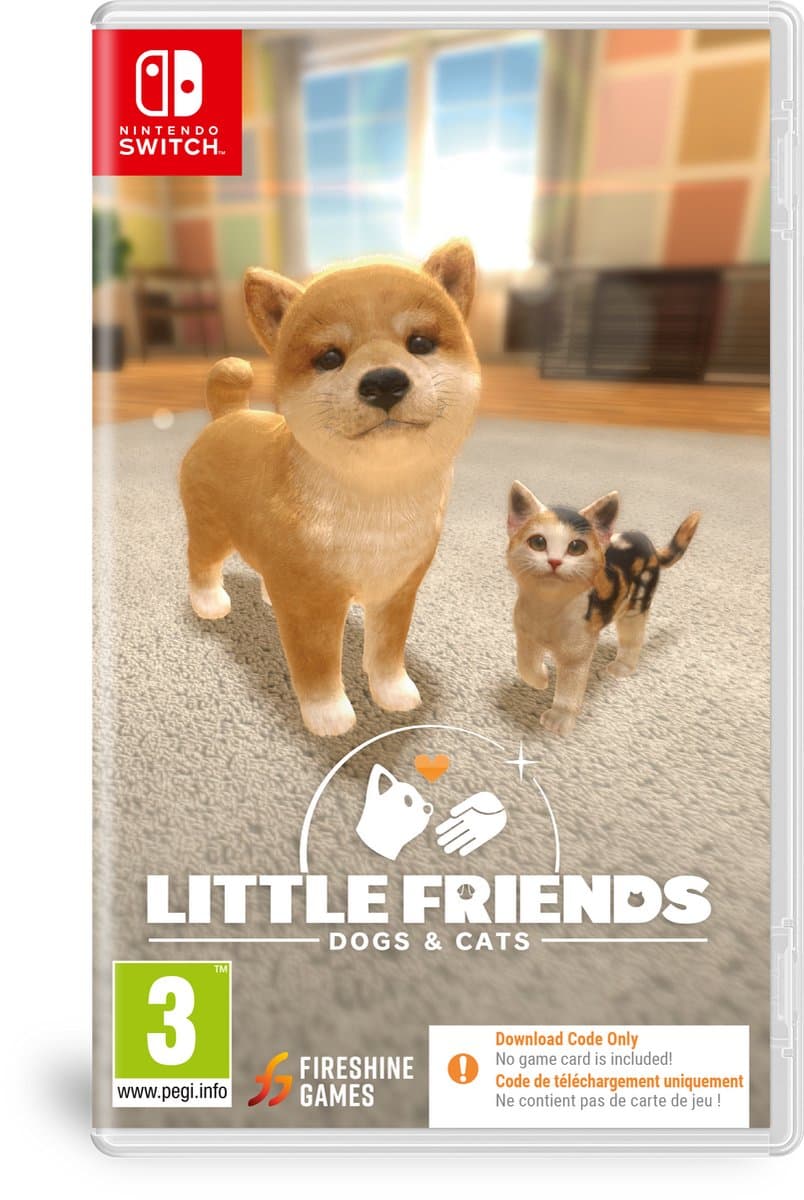 Little Friends: Dogs and Cats - Nintendo Switch (Code in a Box) — afbeelding 1