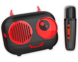 Thuys – Diablo Karaoke Bluetooth Luidspreker en Draadloze Microfoon – Compatibel Met IOS en Android