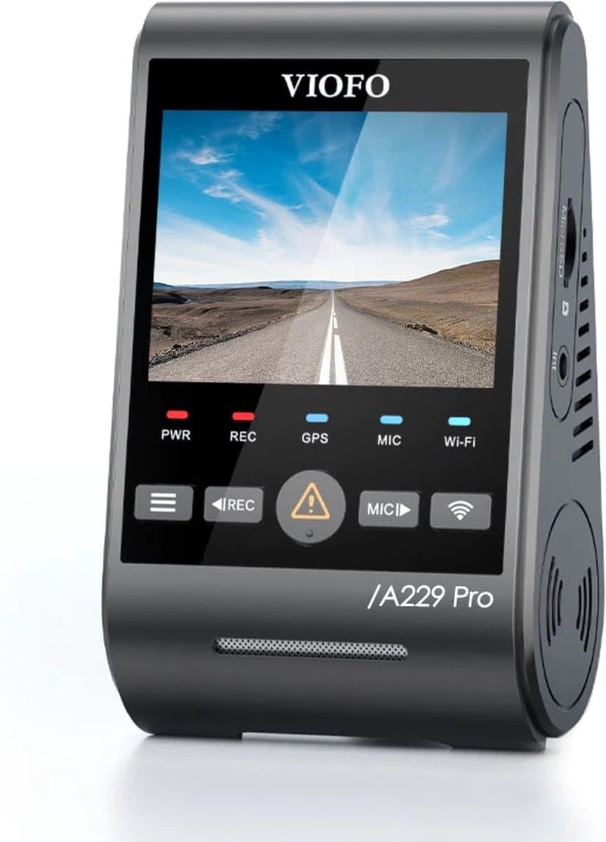 Viofo A229 Pro 1CH 4K Wifi GPS dashcam voor auto — afbeelding 1