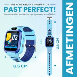 VUBIO Kinder Smartwatch B2 4G - Incl. SIM - Locatie - Videobellen — thumbnail 2
