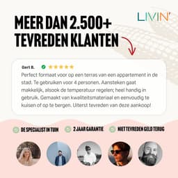LIVIN' Kamado 13 Inch - Kamadobarbecues - Houtskoolbarbecues - Keramisch - Inclusief onderstel - Hoge Kwaliteit Keramiek - Inclusief Thermometer - Zwart - Ø 28cm — thumbnail 2