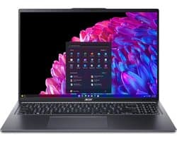 Swift Go 16 SFG16-72-76EE - Laptop - 16 inch 3.2K OLED 120Hz - Core Ultra 7 (i7) - 32GB - 1TB SSD - Grijs