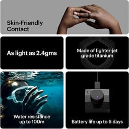 ULTRAHUMAN Ring AIR – Smart Ring | Geen maandabonnement | Bepaal eerst de juiste maat met de Sizing Kit | Slaaptracker - Hartslagmeter - Fitnesstracker – Raw Titanium – Size 9 — thumbnail 17