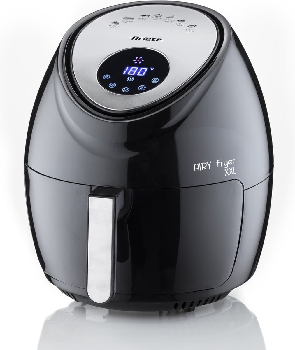 Ariete 4618/00 Airfryer XXL - hetelucht friteuse- 5.5 Liter - 1800 Watt - 7 Programma's - Zwart — afbeelding 1