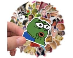 Go Go Gadget - 50 Stickers Mix Pack - Voor Fiets, Step, Laptop, Skateboard, Koffer, Helm, etc. - Meme