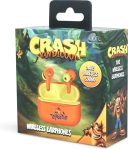 Crash Bandicoot - draadloze oordopjes - met oplaadcase - touch control - extra eartips - TWS earpods bluetooth — thumbnail 4