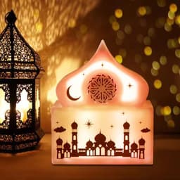 Igoods Quran Speaker - LED Quran Speaker - Quran speaker met App - Bluetooth - Plug-in - Afstandsbediening - Wit — thumbnail 5