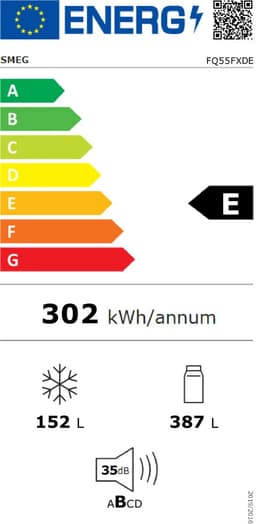 SMEG FQ55FXDE - Amerikaanse koelkast - No Frost - RVS — thumbnail 2