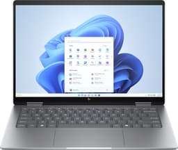 "HP ENVY x360 14-fc0670nd Intel Core Ultra 7 155U Hybride (2-in-1) 35,6 cm (14"") Touchscreen 3K 32 GB LPDDR5-SDRAM 1 TB SSD Wi-Fi 6E (802.11ax) Windows 11 Home AI PC Zilver" — thumbnail 1