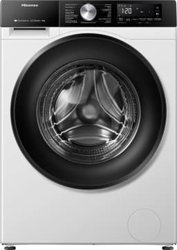 Hisense 3S Serie WF3S8043BW3/BLX - Wasmachine met Energielabel A -30% - 8kg - 72dB (A) - Steam Wash -1400 toeren - Power Wash 49' - ConnectLife - Inhoud Trommel 54 Liter — thumbnail 1