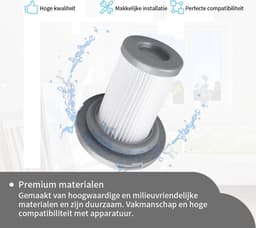 Replacements® Filters geschikt voor Rowenta X-Force Flex 8.6 - RH96XX - ZR009005 - 4-delig — thumbnail 4