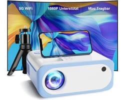 Projector - Mini Beamer - Met Statief - Draagbaar. - Full HD - Beamer