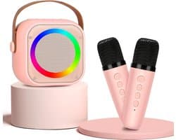 Karaokeset - Karaokesets - Dubbele Microfoon - Karaoke Microfoon Bluetooth - Karaoke Box
