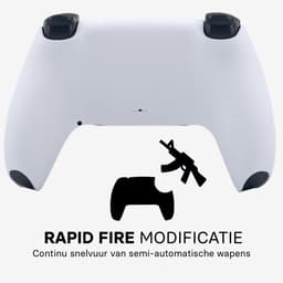 CS Rapid Fire Controller geschikt voor PlayStation 5 (PS5) + PC - Accessoires geschikt voor SCUF Gaming - eSports MOD met o.a. Rapid Fire, Drop Shop, Quick Scope & Jump Shot - Wit — thumbnail 2