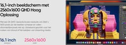 Arzopa Z1RC 2.5K - Portable QHD Monitor - 100% sRGB - Hoge Kleurechtheid - 60hz - 16 inch — thumbnail 5