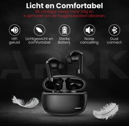 ARRK Draadloze Oordopjes met Oplaadcase - Sport Oordopjes - Oortjes Bluetooth - Geschikt voor Android en iOS — thumbnail 5