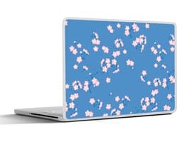 Laptop sticker - 15.6 inch - Patronen - Sakura - Bloemen - 36x27,5cm - Laptopstickers - Laptop skin - Cover