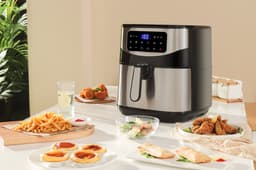 Swiss Pro+ - Airfryer 10L XXXL - Zwart - SP-AF10L - Intelligente Heteluchtfriteuse Digitaal- 10L - XXXL - New Model 2026 - Touchscreen - TURBO Opwarmen - Piano Black - zwart - 10 liter — thumbnail 15