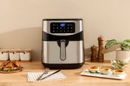 Swiss Pro+ - Airfryer 10L XXXL - Zwart - SP-AF10L - Intelligente Heteluchtfriteuse Digitaal- 10L - XXXL - New Model 2026 - Touchscreen - TURBO Opwarmen - Piano Black - zwart - 10 liter — thumbnail 13