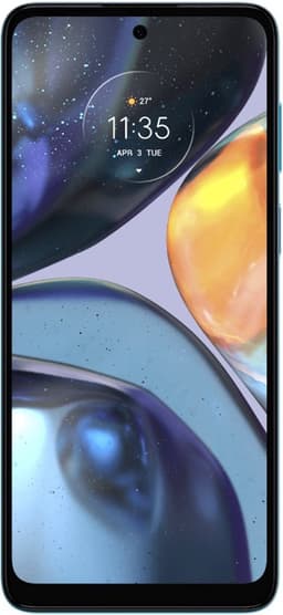 Motorola Moto G moto g22 16,5 cm (6.5") Dual SIM Android 12 4G USB Type-C 4 GB 64 GB 5000 mAh Zwart, Blauw — thumbnail 1