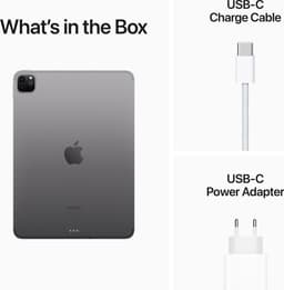 Apple iPad Pro (2022) - 12.9 inch - WiFi + 5G - 1TB - Spacegrijs - 6e generatie — thumbnail 5