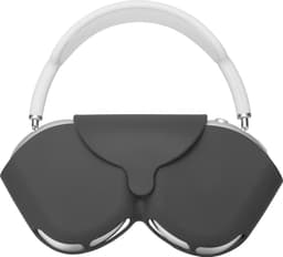 kwmobile cover voor over-ear koptelefoon - geschikt voor Apple AirPods Max / AirPods Max 2 - Van flexibel silicone - In zwart — thumbnail 1