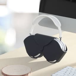 kwmobile cover voor over-ear koptelefoon - geschikt voor Apple AirPods Max / AirPods Max 2 - Van flexibel silicone - In zwart — thumbnail 2