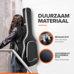 Gitaartas - Gitaarhoes - Gitaarzak - Beschermhoes gitaar -  Guitar bag - Gigbag - Gitaar accessoires - Gitaartas akoestische gitaar - Klassieke gitaar - Spaanse gitaar - Gitaarhoezen — thumbnail 2