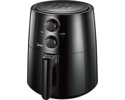 Midea MF-TN35A2 friteuse Enkel 3,5 l Vrijstaand 1400 W Heteluchtfriteuse Zwart