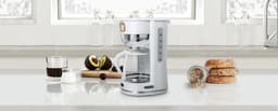 MS-220W - Muse filter-koffiezetapparaat, 1,4 L, wit/messing — thumbnail 4