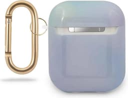Guess Geschikt voor AirPods 1 en 2 hoesje - Tie en Dye Collection Blauw — thumbnail 4